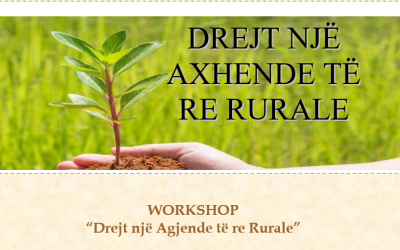 Workshope Rajonale “Drejt një agjende të re Rurale”