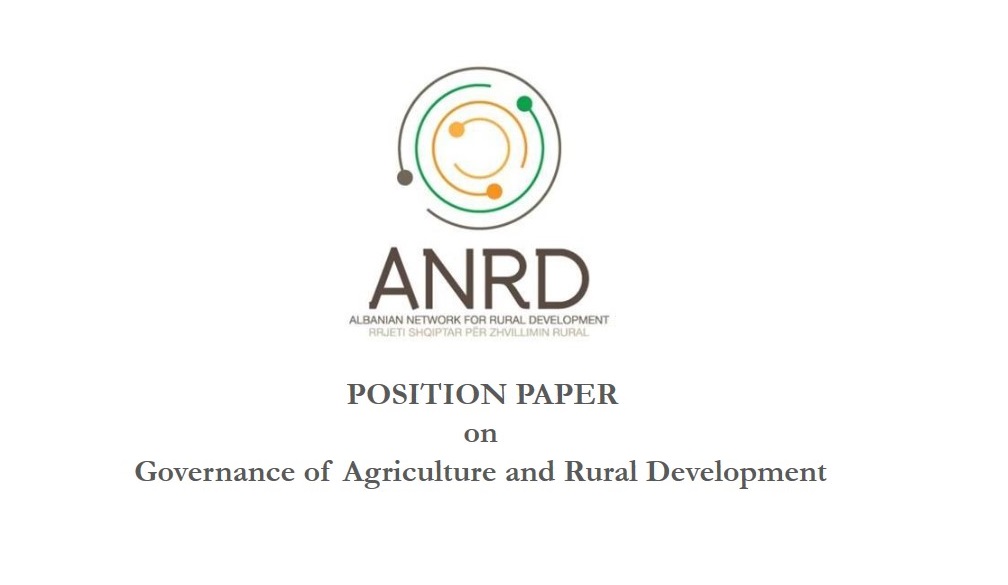 Position Paper on Governance of Agriculture and Rural Development