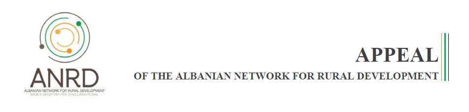 APPEAL of the Albanian Network for Rural Development