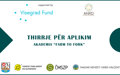 Thirrje për aplikim: AKADEMIA “FARM TO FORK”