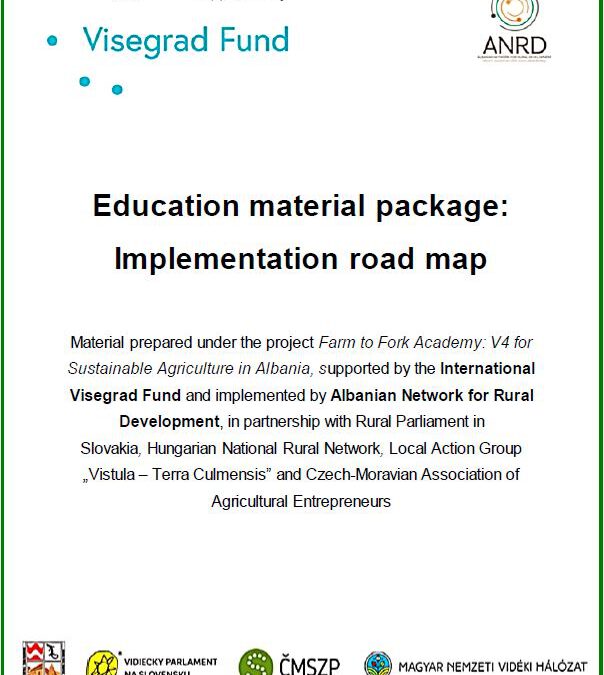 Education material package: Implementation road map