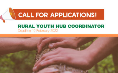 CALL FOR APPLICATIONS: RURAL YOUTH HUB COORDINATOR | Deadline 10 February 2022