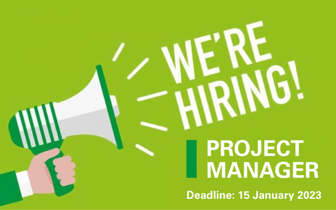 CfA: Project Manager | Deadline: 15 January 2023