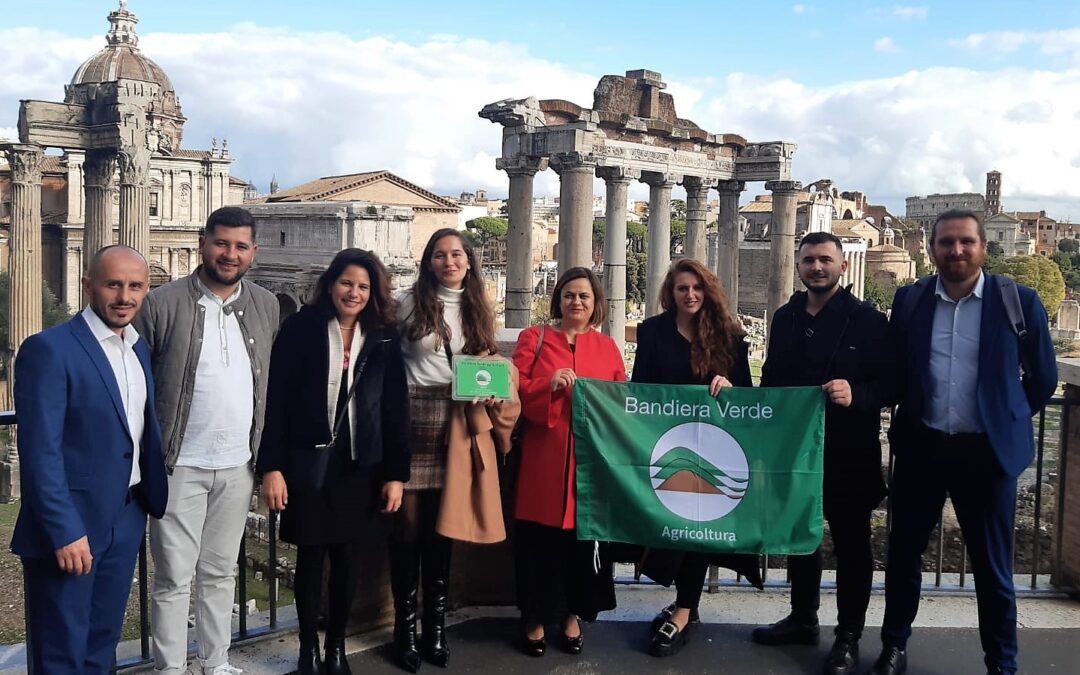ANRD dhe RYH morën pjesë në Edicionin e 20 të Bandiera Verde, mbajtur më datë 17 Nëntor 2022  organizuar nga Cia – Agricoltori Italiani në Campidoglio, Romë.