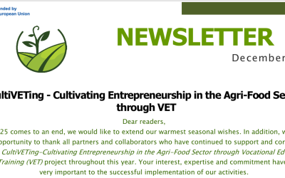 NEWSLETTER: Cultivating Entrepreneurship in the Agri-Food Sector  through VET